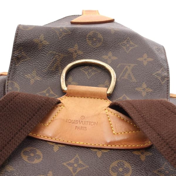 Pre-owned Louis Vuitton Monogram Montsouris GM Brown