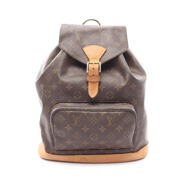 Pre-owned Louis Vuitton Monogram Montsouris GM Brown