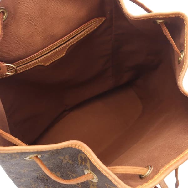 Pre-owned Louis Vuitton Monogram Montsouris GM Brown
