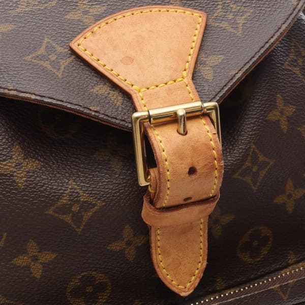 Pre-owned Louis Vuitton Monogram Montsouris GM Brown