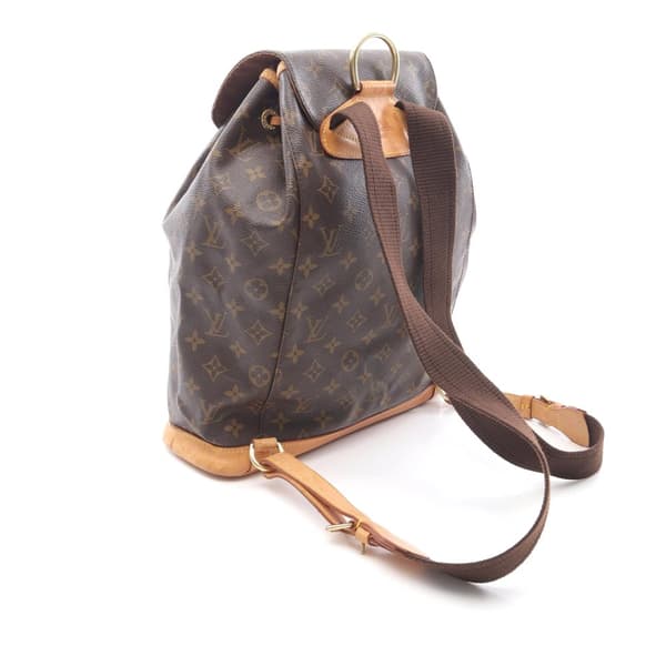 Pre-owned Louis Vuitton Monogram Montsouris GM Brown