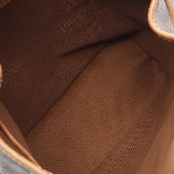 Pre-owned Louis Vuitton Monogram Montsouris MM Brown