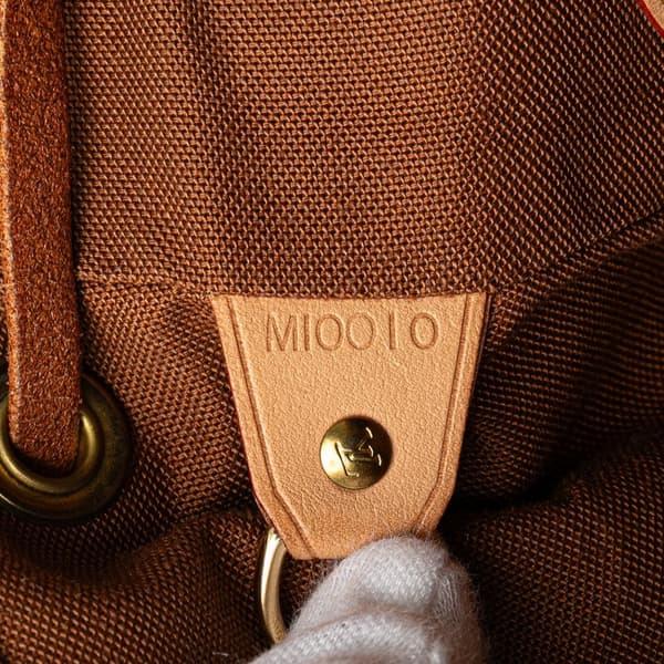 Pre-owned Louis Vuitton Monogram Montsouris GM Brown