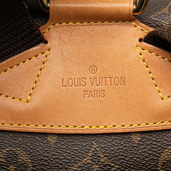 Pre-owned Louis Vuitton Monogram Montsouris GM Brown