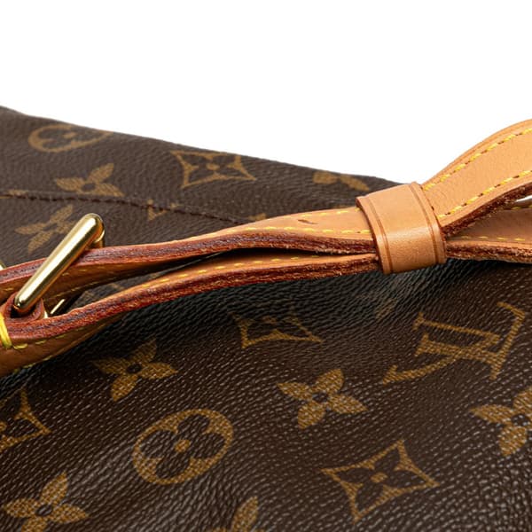 Pre-owned Louis Vuitton Monogram Montsouris GM Brown