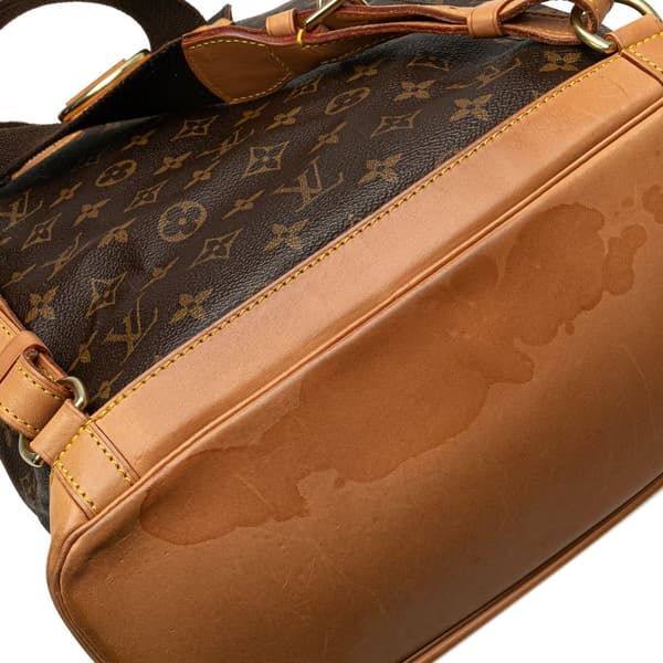 Pre-owned Louis Vuitton Monogram Montsouris GM Brown