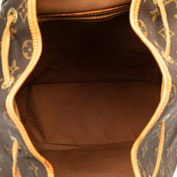 Pre-owned Louis Vuitton Monogram Montsouris GM Brown