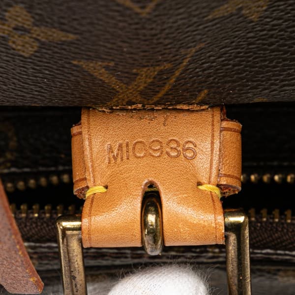 Pre-owned Louis Vuitton Monogram Montsouris GM Brown