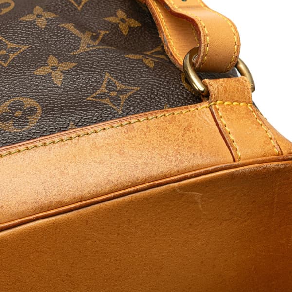 Pre-owned Louis Vuitton Monogram Montsouris GM Brown