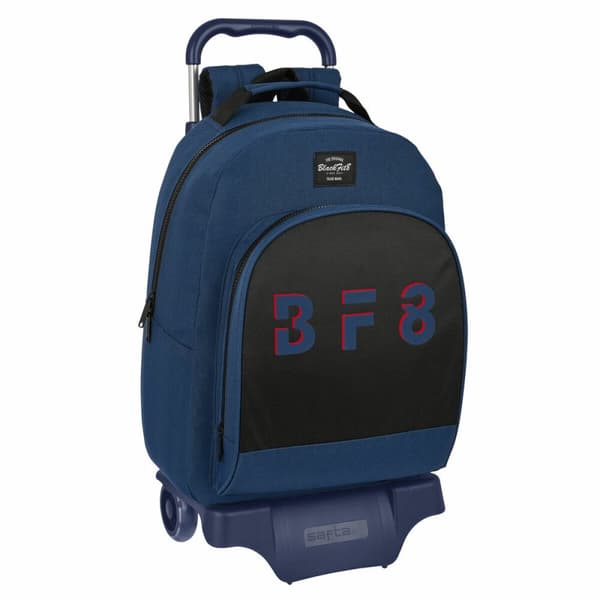 Reppu pyörillä BlackFit8 Urban Musta Laivastonsininen (32 x 42 x 15 cm)