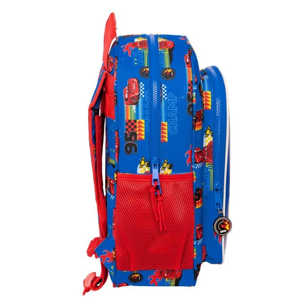 Koululaukku Cars Race ready Sininen 32 X 38 X 12 cm