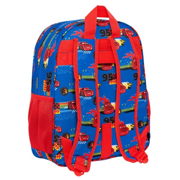 Koululaukku Cars Race ready Sininen 32 X 38 X 12 cm