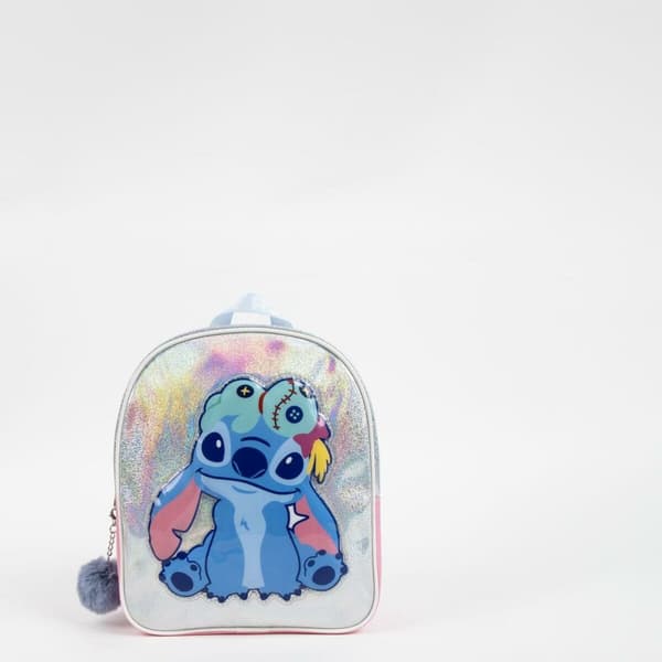 Lasten laukku Stitch Pinkki 20 x 23 x 8 cm