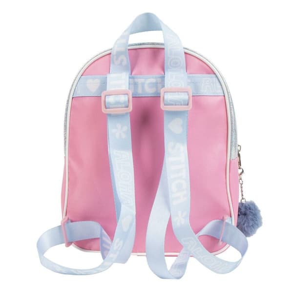 Lasten laukku Stitch Pinkki 20 x 23 x 8 cm