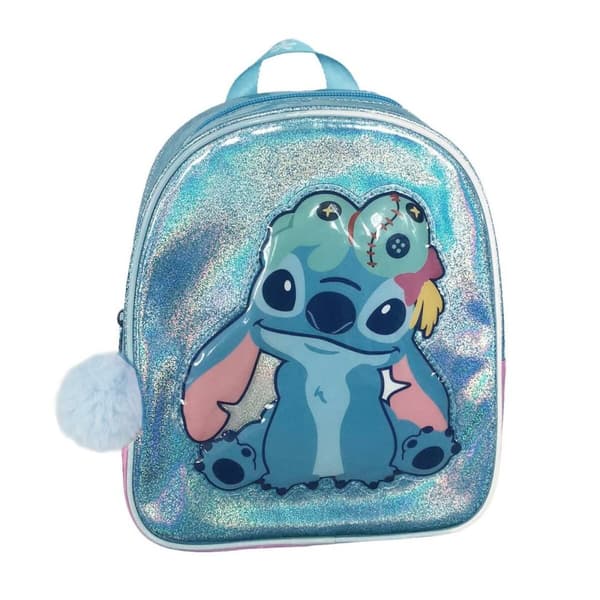 Lasten laukku Stitch Pinkki 20 x 23 x 8 cm
