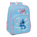 Miniatyrbillede 1 af 3: Skoletaske Lilo & Stitch Happy Himmelblå 26 x 34 x 11 cm