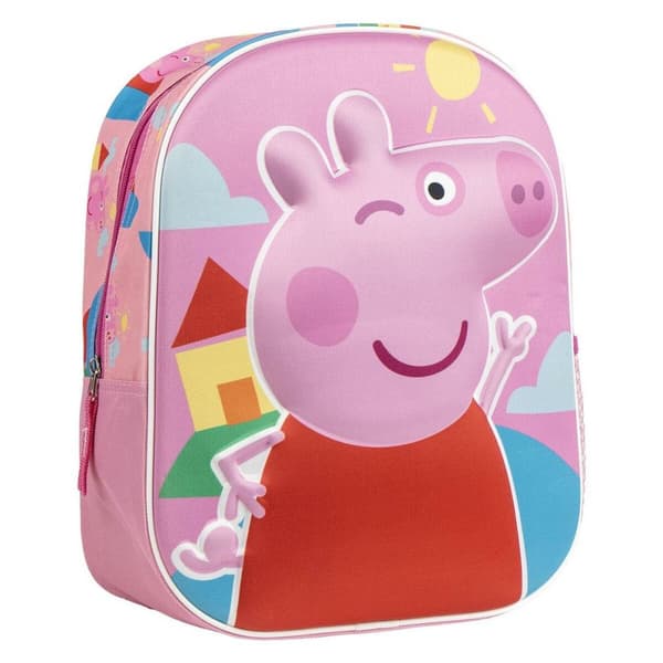 Koululaukku Peppa Pig Pinkki 25 x 31 x 10 cm