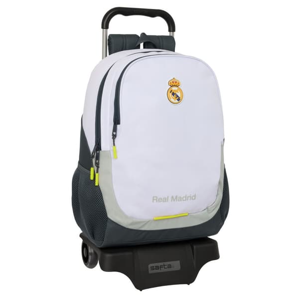 Koululaukku Real Madrid C.F. Valkoinen 32 x 44 x 16 cm