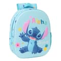 Miniatyrbillede 1 af 3: Børnetaske Lilo & Stitch Lyseblå 27 x 33 x 10 cm 3D