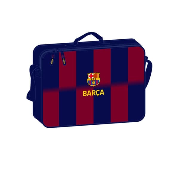 Skoletaske F.C. Barcelona Blå Rødbrun 38 x 28 x 6 cm