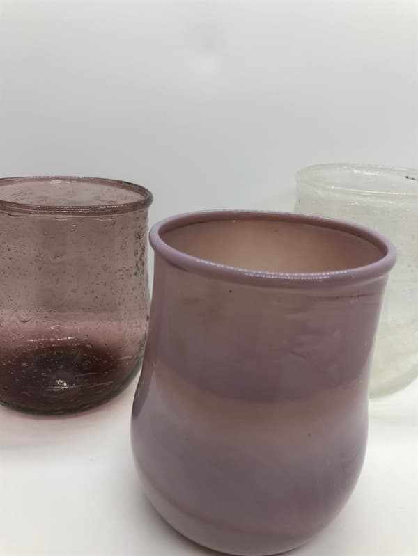 Vase mini 3 ass farver UNIKA
