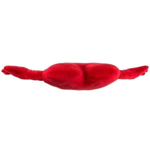 Röd hjärtformad kudde - Plysch - 70 cm - Mjuk plysch