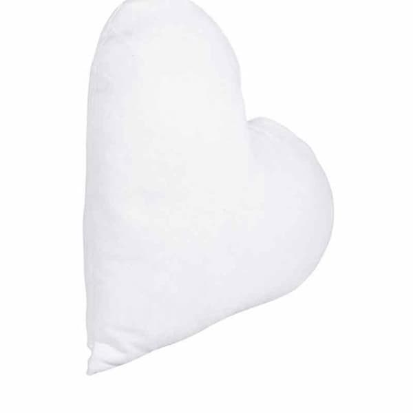Kuddöverdrag - Rayher - Hjärta - 30 cm - Vit - Syntetisk