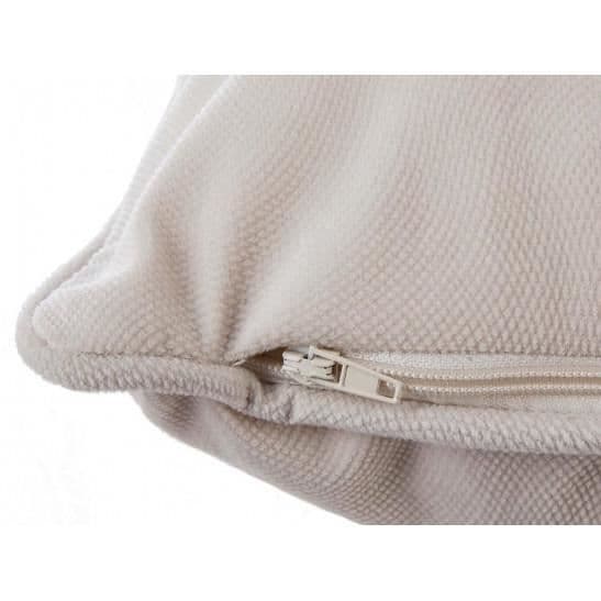 Kudde "Lilou" Sammetseffekt 30 x 50 cm Atmosphera - Färg: Kudde "Lilou" 30 x 50 cm Ivory-Ivory$Beige