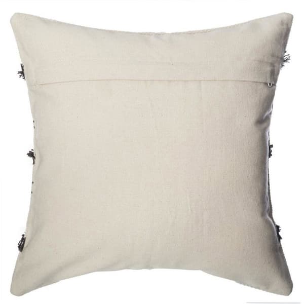 Etniskt tuftat kuddfodral 40 x 40 cm Atmosphera - Grå