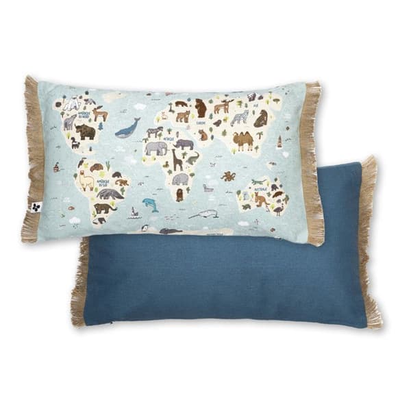 Cushion decor removable reversible range "Minots" 100% Cotton