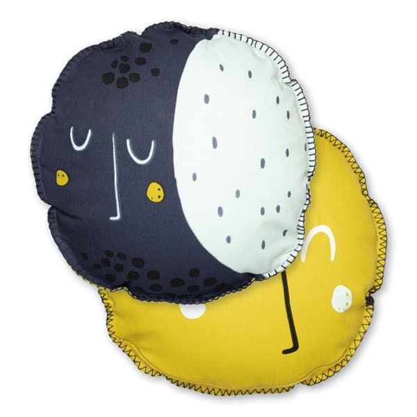 Cushion decor removable reversible range "Minots" 100% Cotton