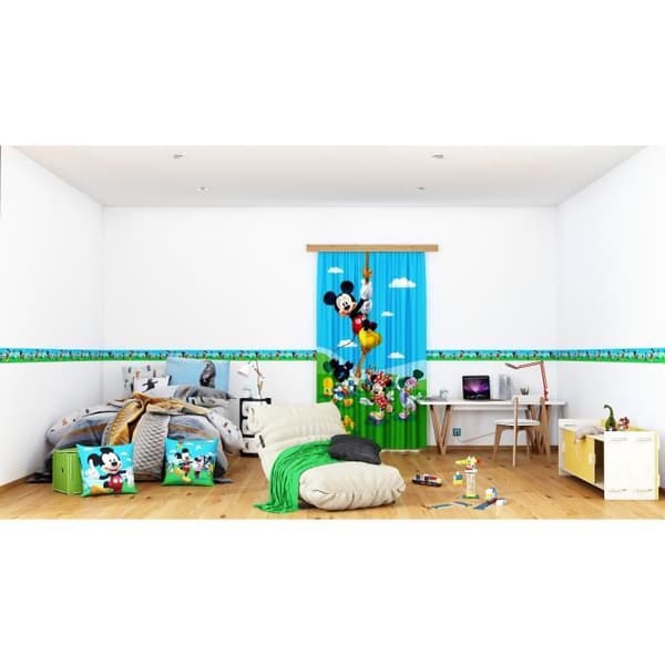 Disney Musse Pigg kudde, dekorationskudde 40x40 cm / 16x16 tum, 1 st, dubbelsidig färgad - AG Design