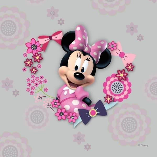 Kudde - Disney - Minnie och Daisy - 40x40 cm - Rosa - Flerfärgad