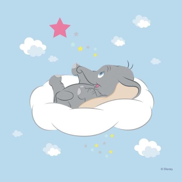 Kudde - Disney - Dumbo - Flerfärgad - 40cm x 40cm - Barn