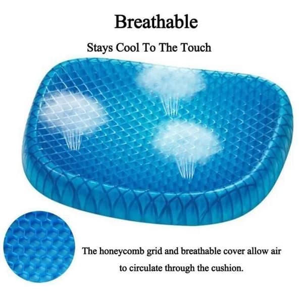 Ortopedisk kudde - Äggvakt - S29004 - TPE gel - 37x34,5cm - Ergonomisk komfort