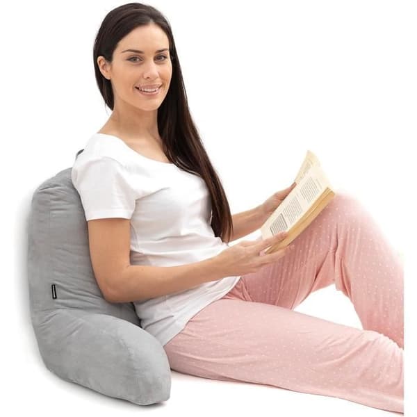 Läskudde med armstöd Huglow - InnovaGoods - J541 - Grå - Bomull/PP - 4