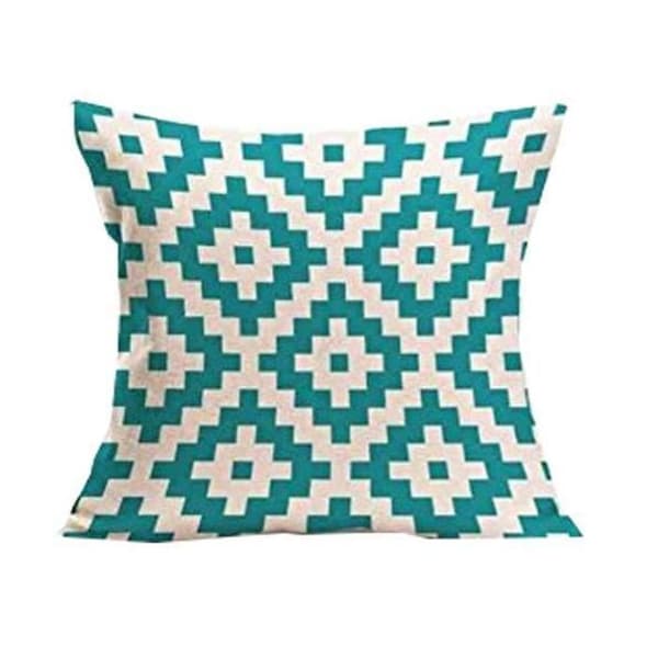 Kuddöverdrag - BIGILANTUH - Set om 4 - Bomull Lin - 45 x 45 cm - Gul
