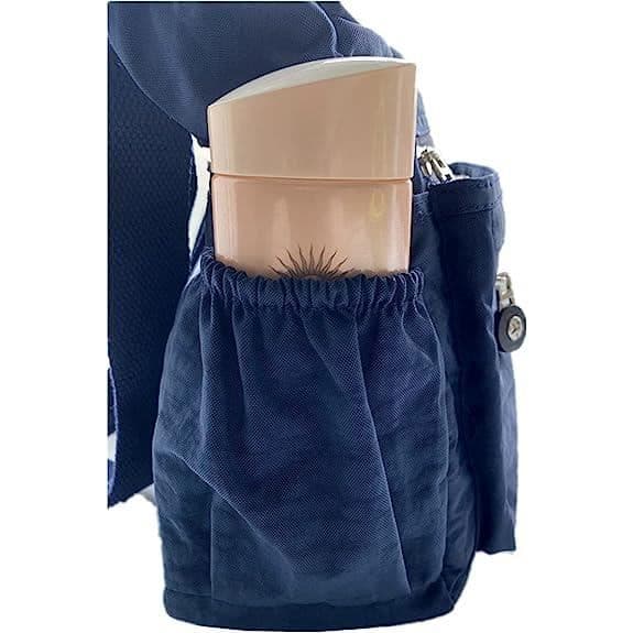 Casual Axelväska Vattentät Nylon Stor Kapacitet Messenger Bag för damer Blå