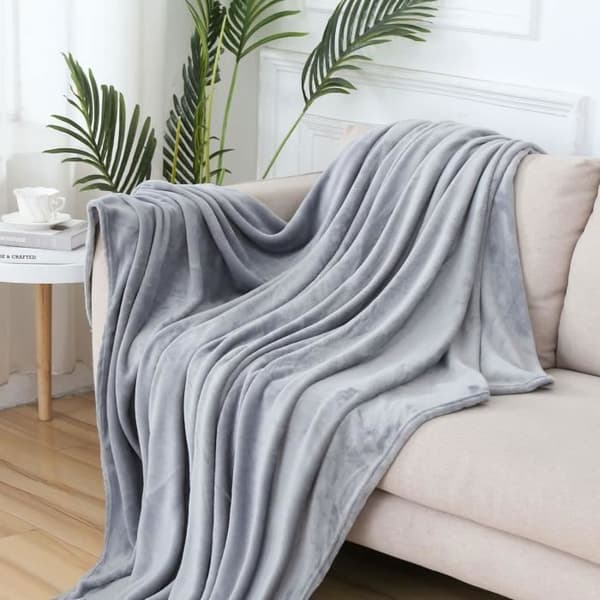 Queen size sängfilt Flanellfilt 200*230cm