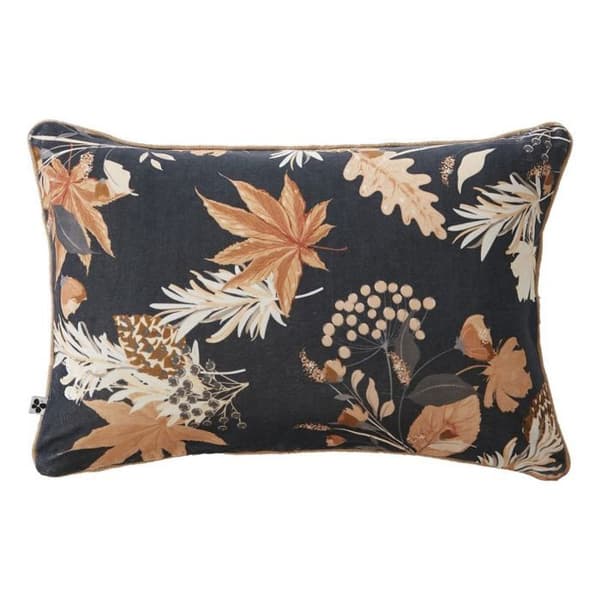 Avtagbart tryckt kuddfodral 45 x 45 cm &amp; 40 x 60 cm "Hazel" Cotton Velvet - Fylld kudde 40 x 60 cm
