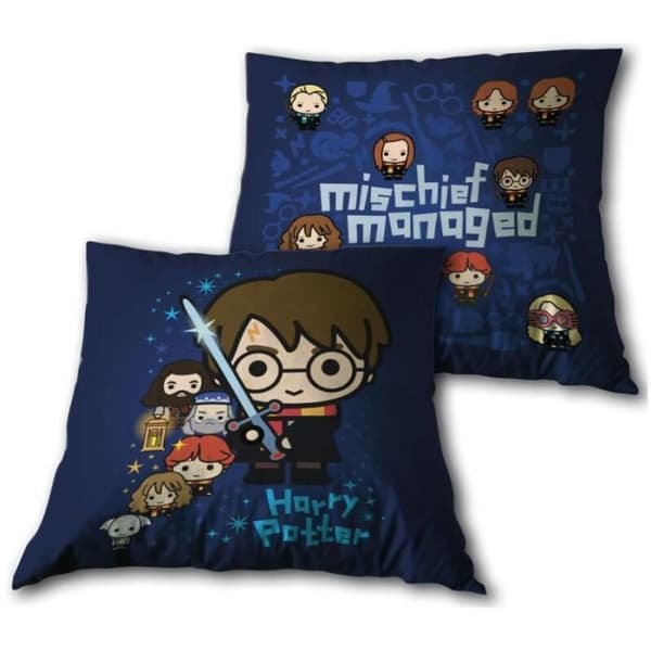 Harry Potter Mischief Managed Chibi kudde