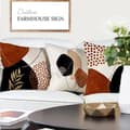 Miniatyrbild 4 av 6: Set med 4 linnekuddfodral Moderna Boho soffkuddar abstrakt mönster för utomhuskuddfodral i sovrummet 45x45cm
