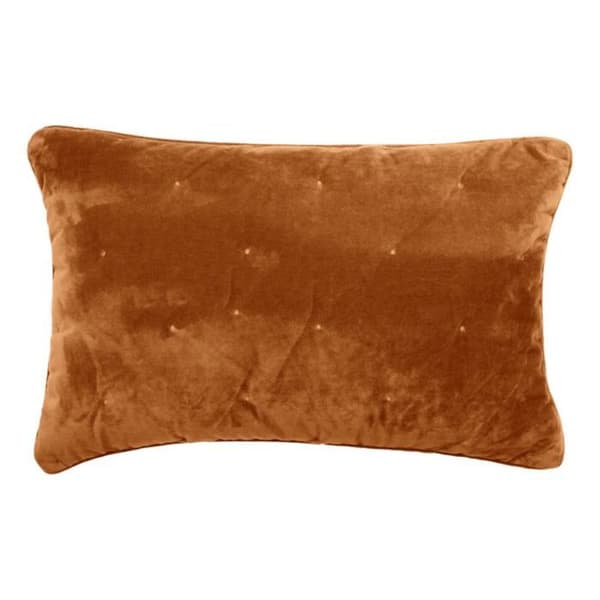 Sammets kuddfodral - "Gipsy" sömnadsfinish South Wind - Gipsy Camel - Kudde 40 x 60 cm