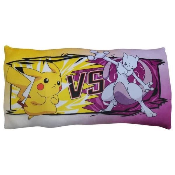Lyo Pokémon Pikachu Scene kudde 60 cm - gul/lila - 60x8x15 cm