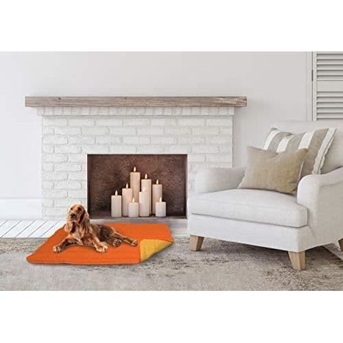 Sogni e Capricci Dubbelsidig hundkudde 60x100cm Orange-Gul CSARANCIOGIALO60X100