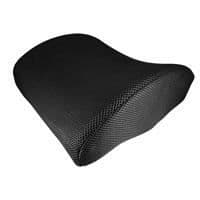 Memory Foam Cushion Bilbarnstol Justerbar förvaringsficka Svart