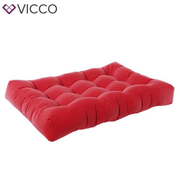 Vicco röd snöflinga sittdyna