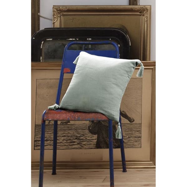 Kuddöverdrag med duskar "Gaïa" 40 x 40 cm "Bomullsgaze"
