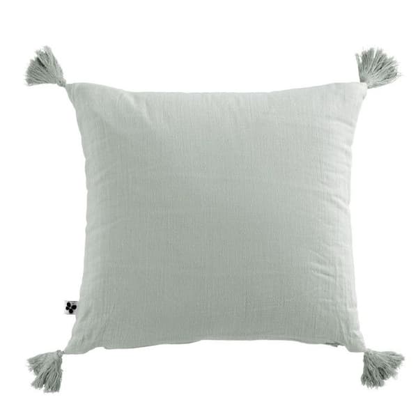 Kuddöverdrag med duskar "Gaïa" 40 x 40 cm "Bomullsgaze"