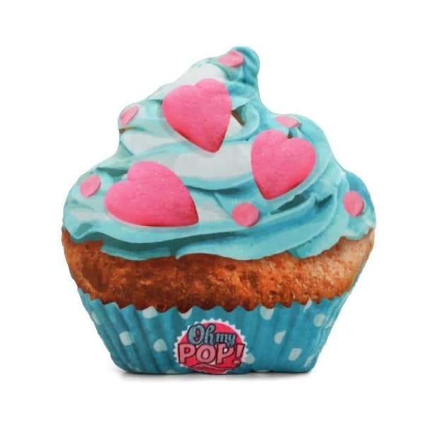Åh min pop! Cupcake II kudde stor, turkos i en storlek